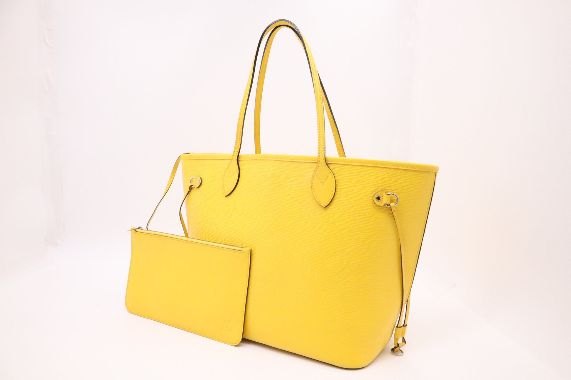 Louis Vuitton Neverfull MM in Yellow Epi Leather
