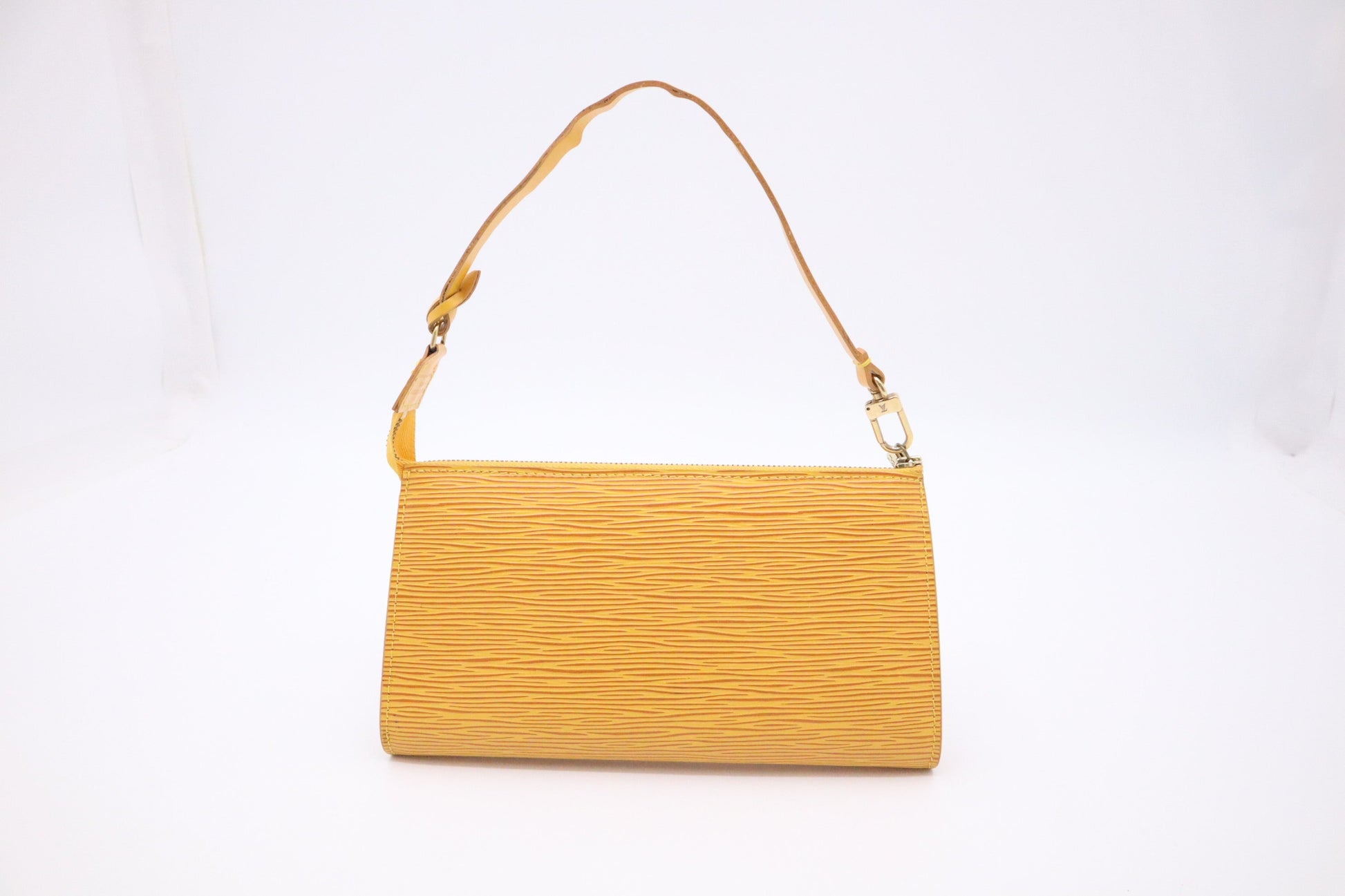 Louis Vuitton Pochette Accessoires in Yellow Epi Leather