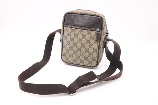 Gucci Small Crossbody in GG Supreme Canvas