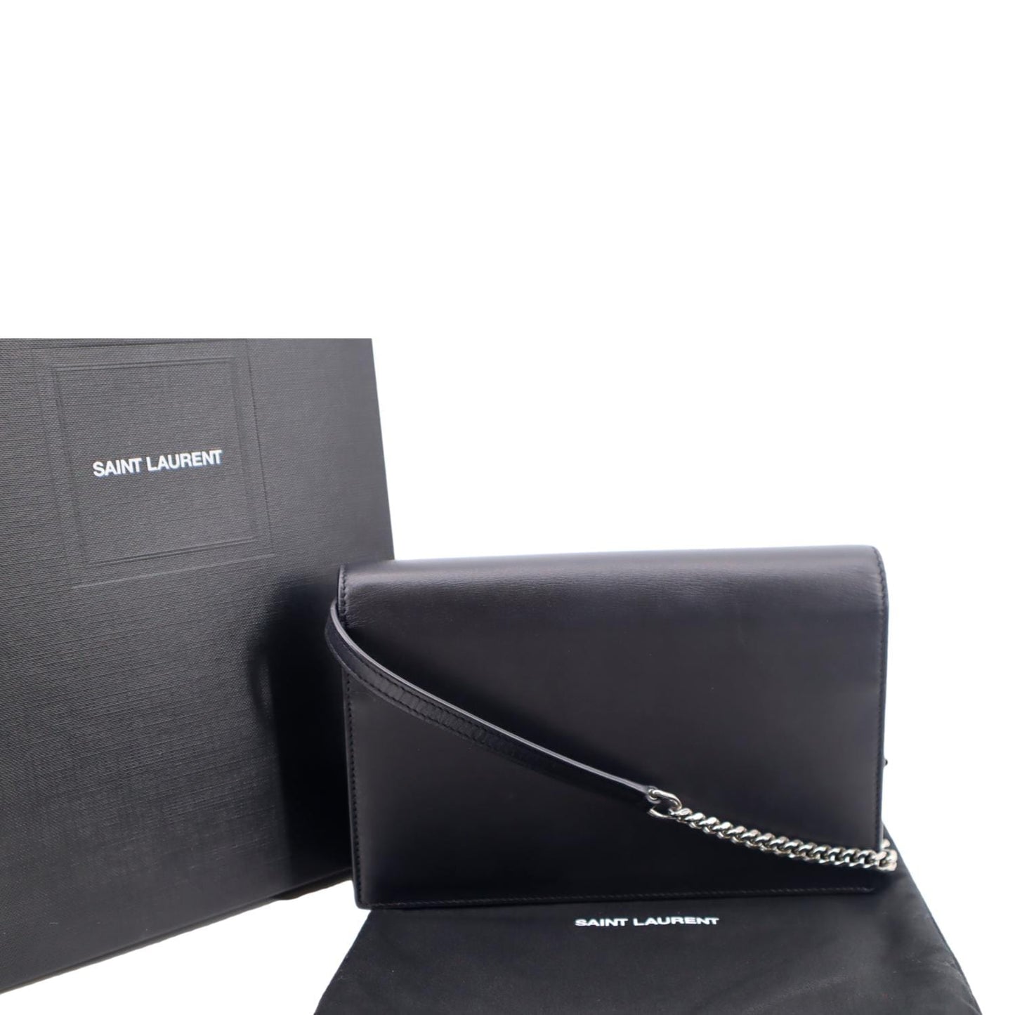 SAINT LAURENT Kate Tassel Leather Crossbody Bag Black