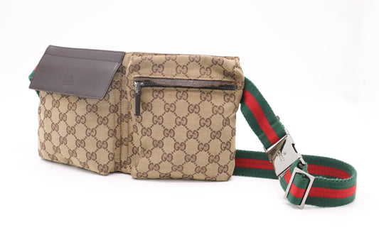 Gucci Waist Bag in Brown GG Canvas
