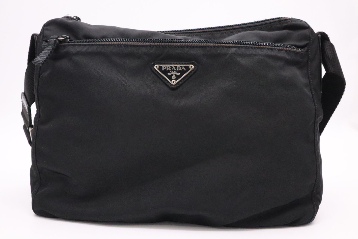 Prada Shoulder Bag in Black Nylon - Style 3