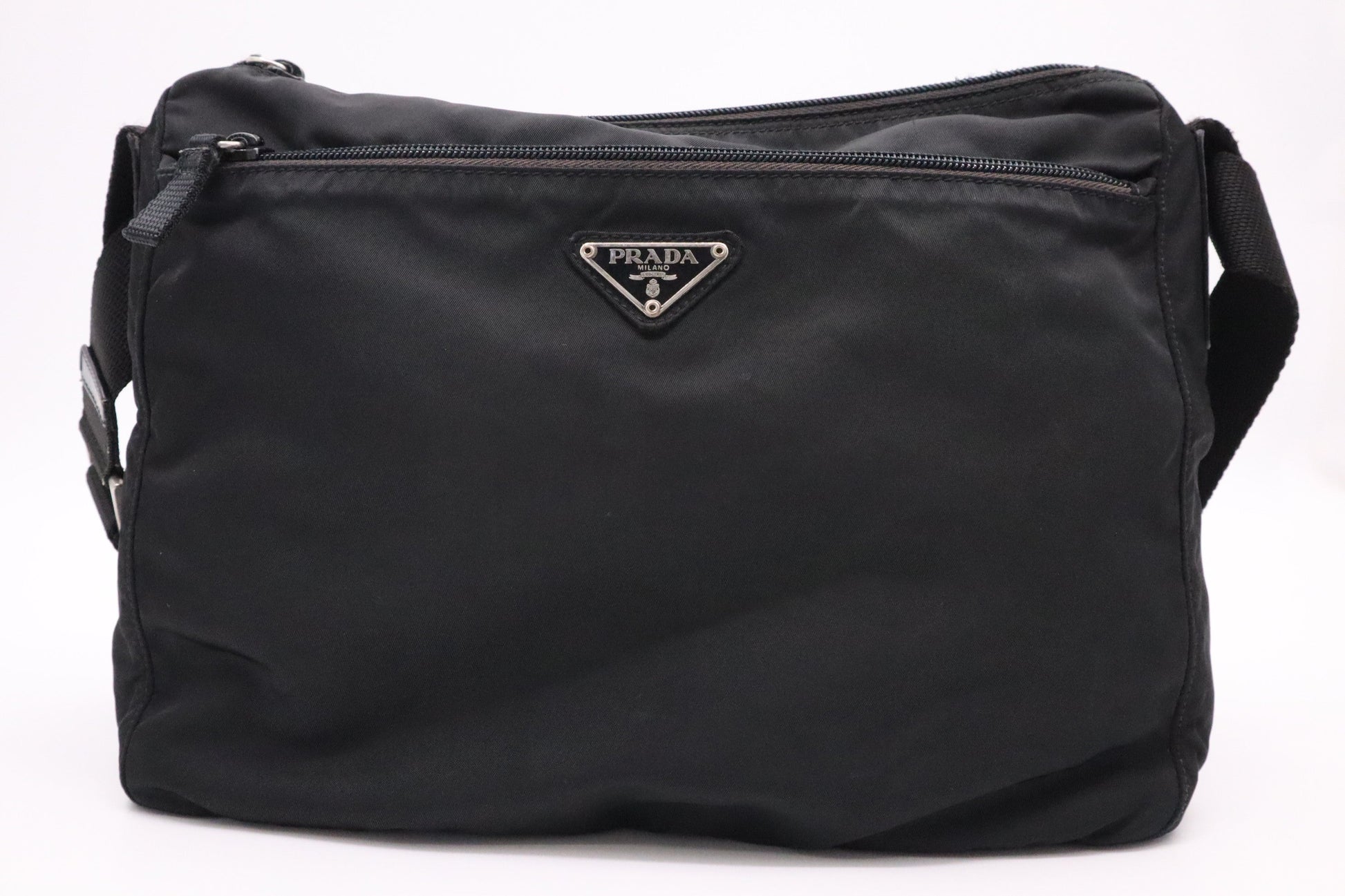 Prada Shoulder Bag in Black Nylon - Style 3