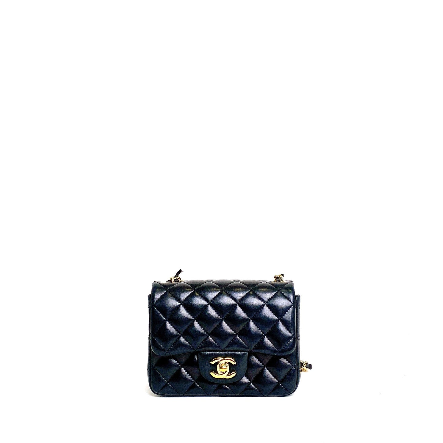 CHANEL MINI SQUARE LAMBSKIN