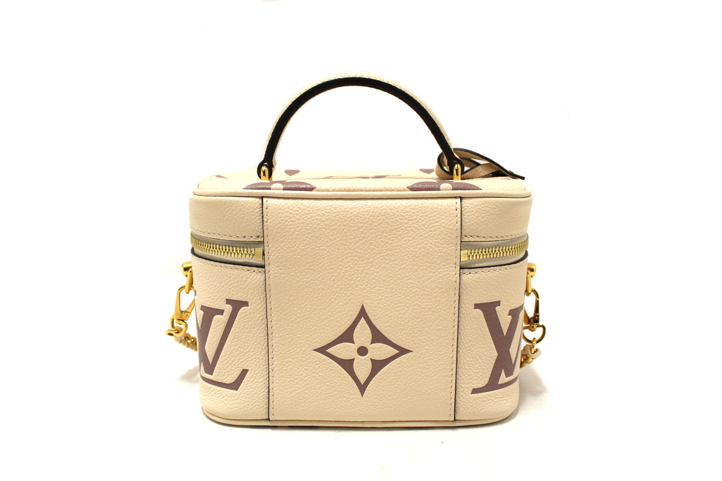 Louis Vuitton Beige Empreinte Monogram Leather Giant Vanity PM Shoulder Bag