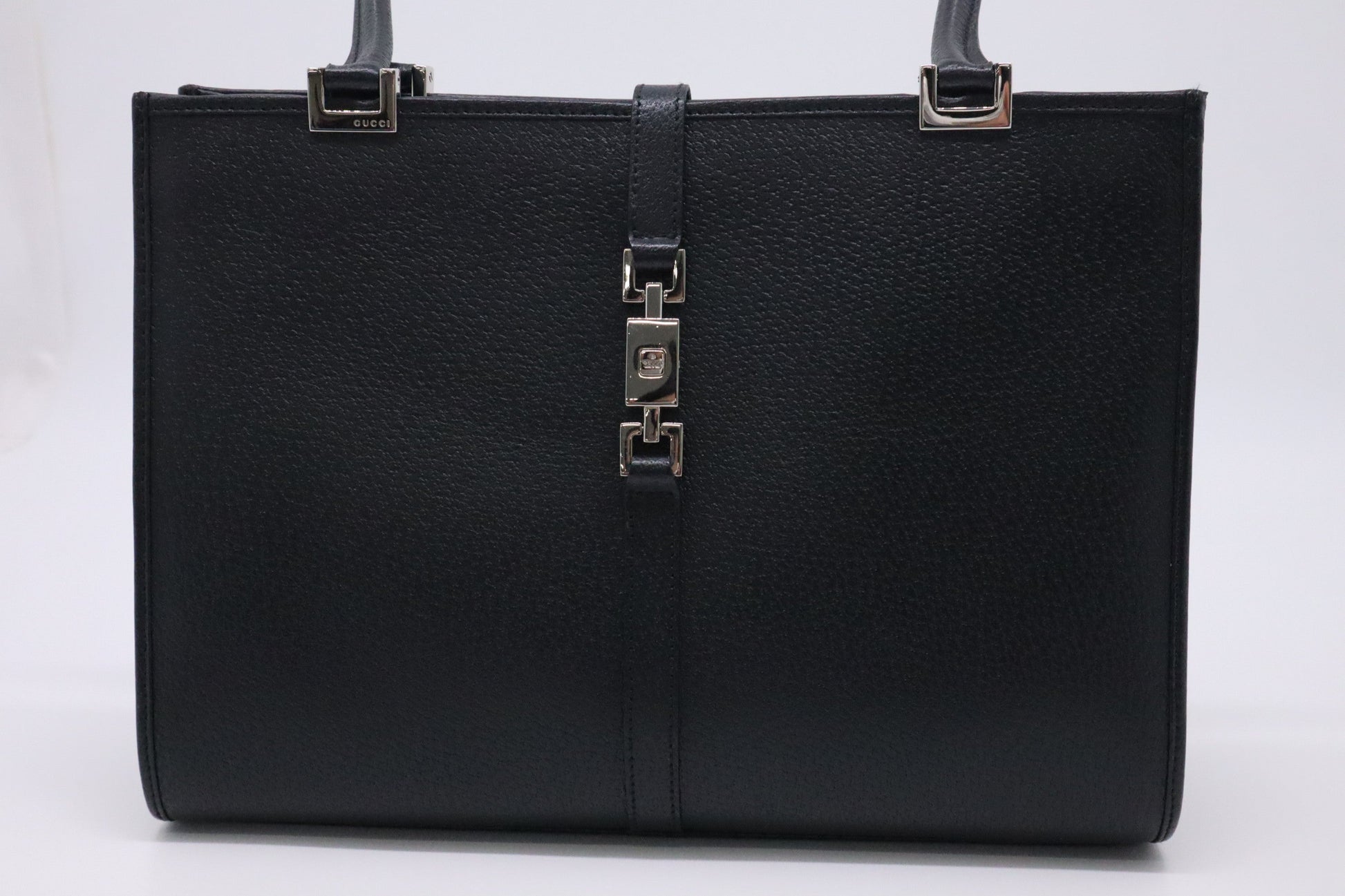 Gucci Jackie Shoulder Bag in Black Leather