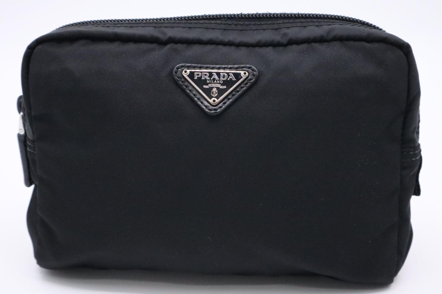 Prada Pouch in Black Nylon Canvas - Style 2