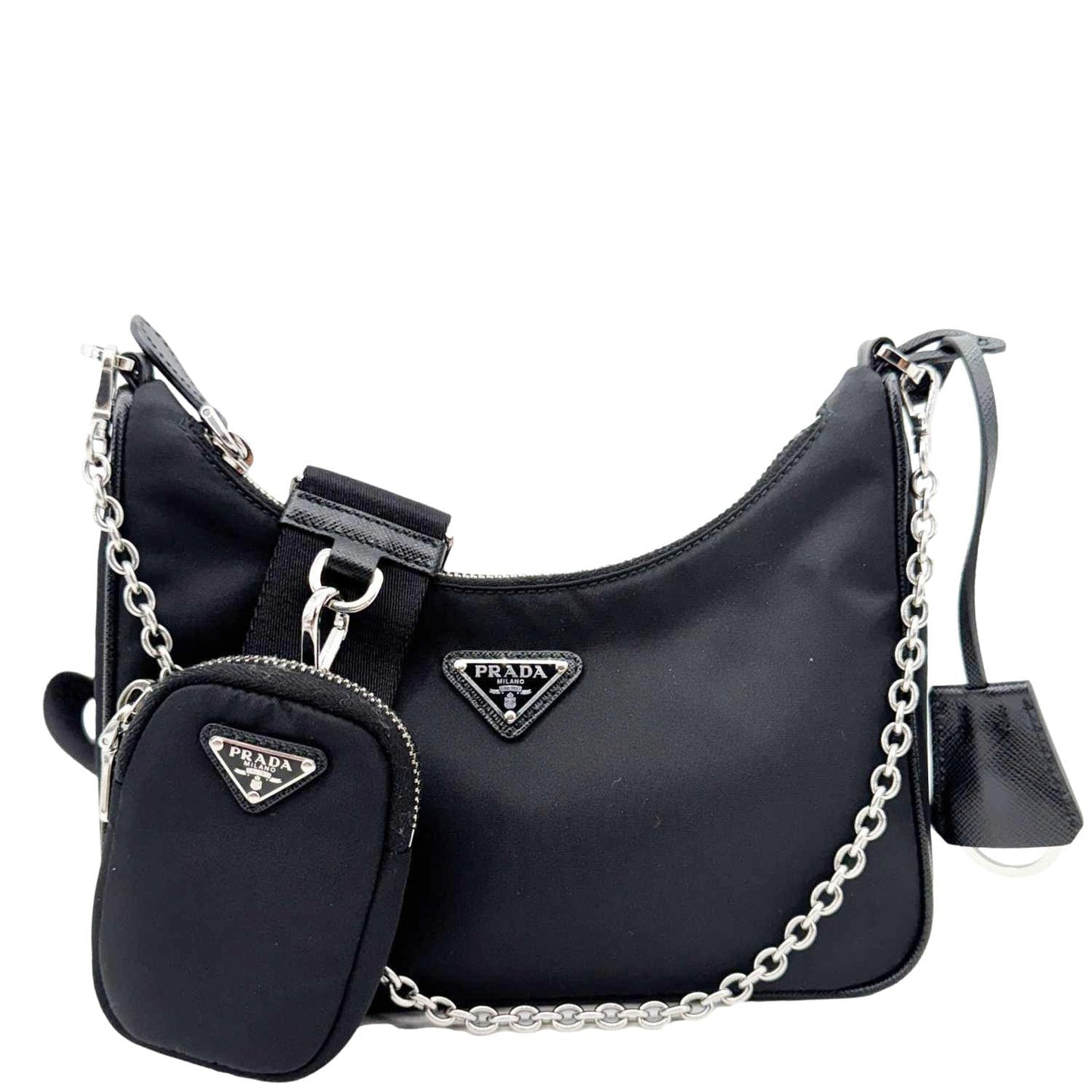PRADA Re-Edition 2005 Re-Nylon Shoulder Bag Black