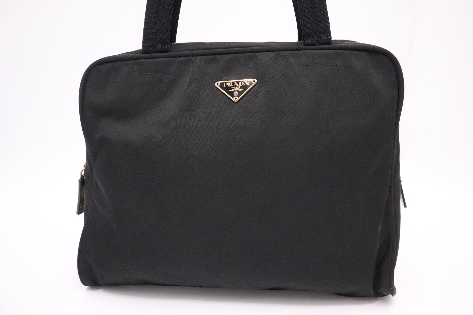 Prada Shoulder Bag in Black Nylon - Style 2