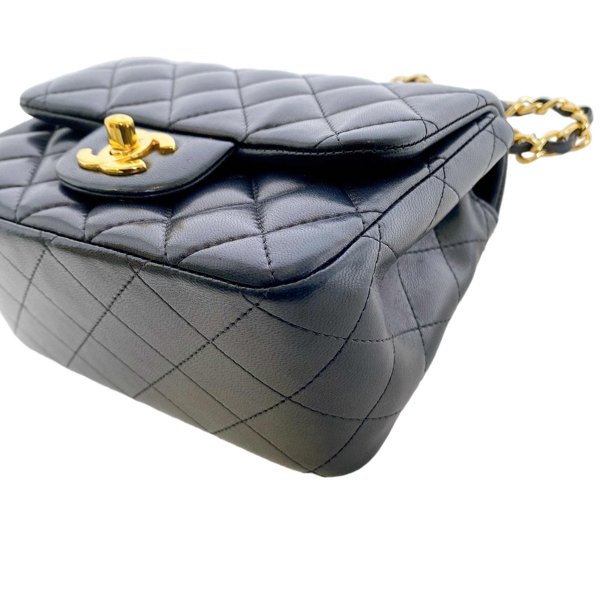 CHANEL MINI SQUARE LAMBSKIN