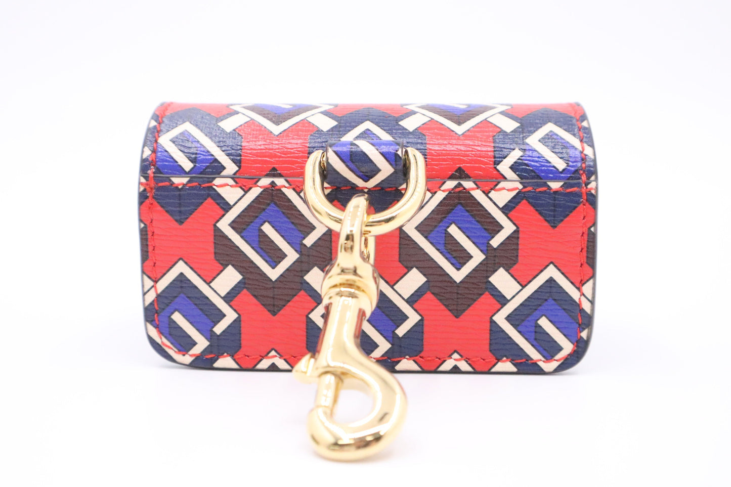 Gucci Dog Bag Case in Blue & Red Leather