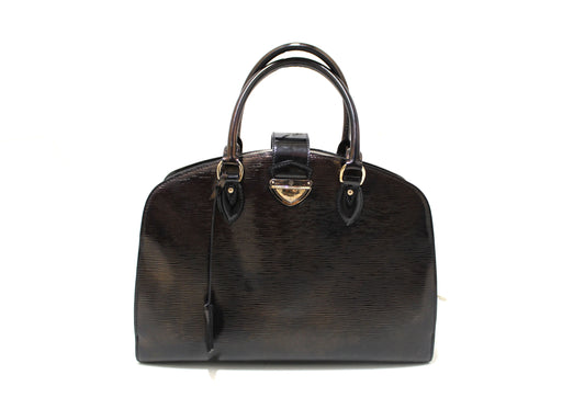 Louis Vuitton Black Electric Epi Leather Pont-Neuf GM Handbag