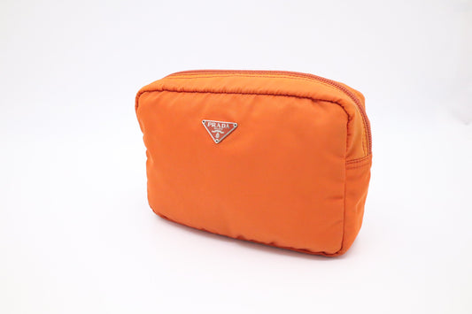 Prada Pouch in Orange Nylon