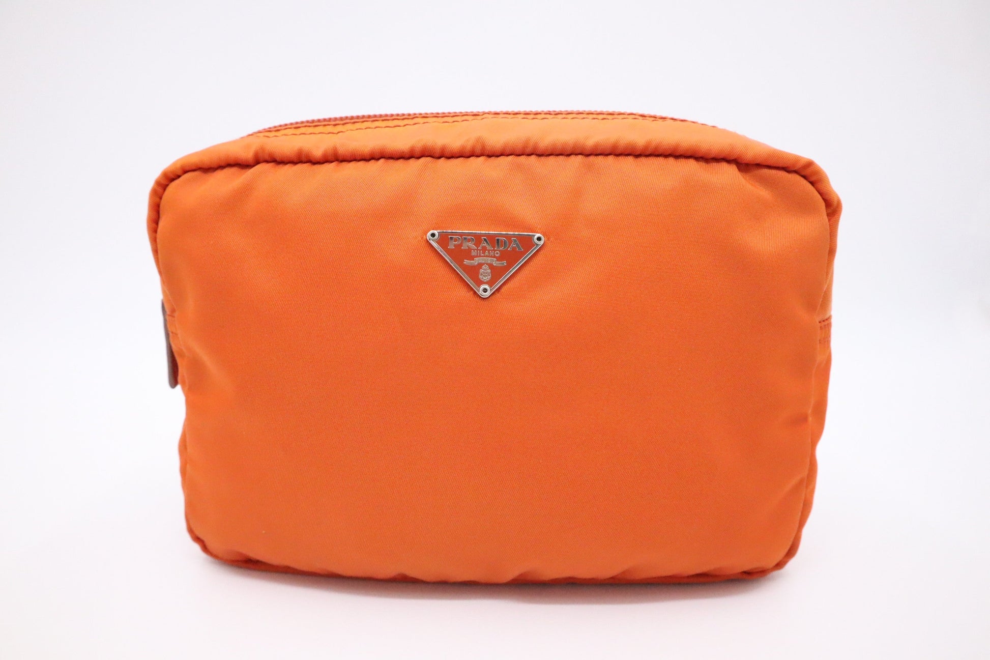 Prada Pouch in Orange Nylon