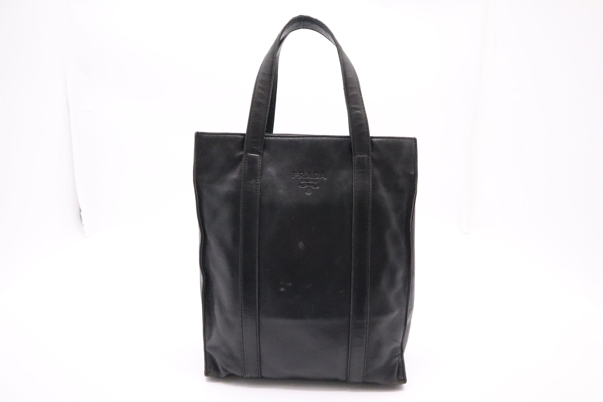 Prada Tote in Black Leather