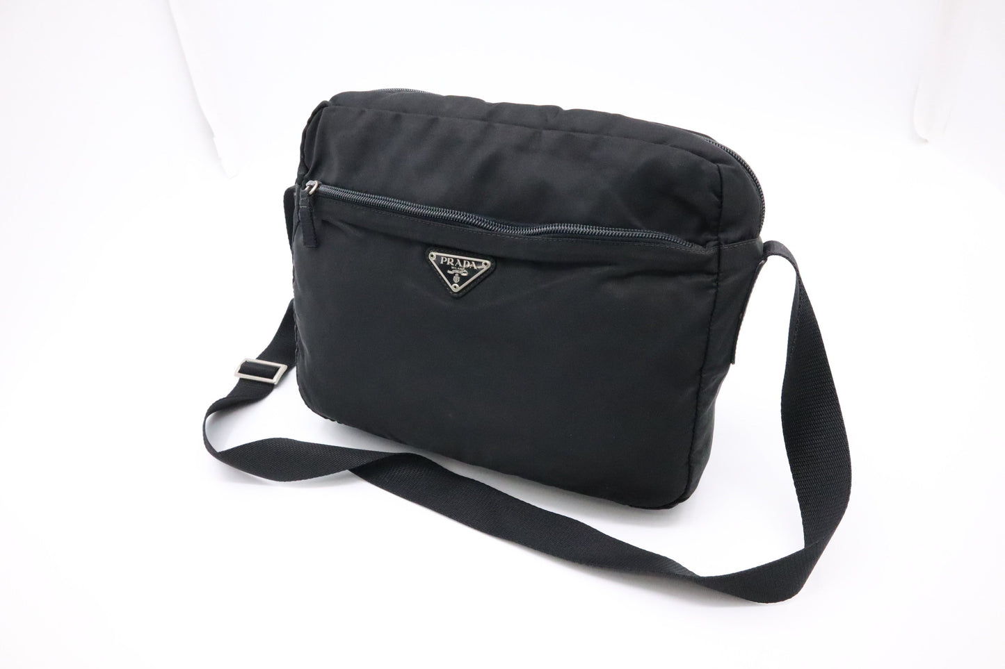 Prada Small Crossbody in Black Nylon