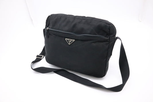 Prada Small Crossbody in Black Nylon