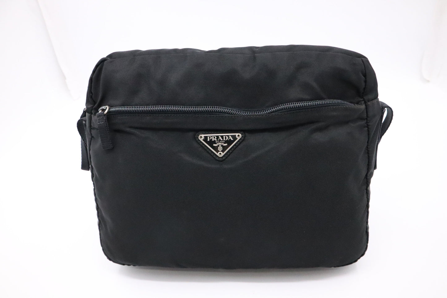 Prada Small Crossbody in Black Nylon - Style 2