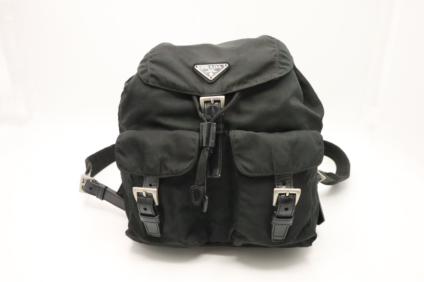 Prada Backpack in Black Vela Nylon