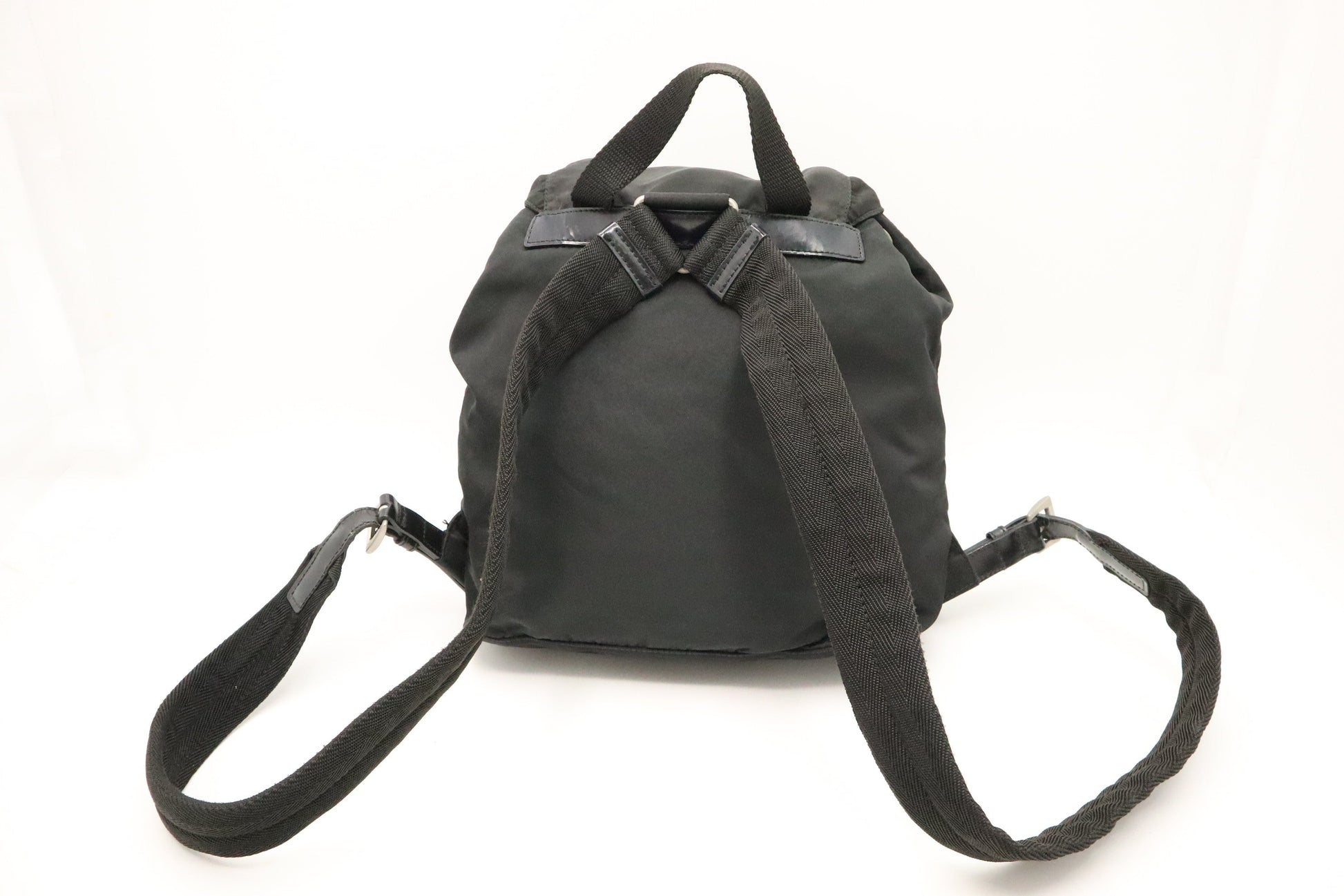 Prada Backpack in Black Vela Nylon