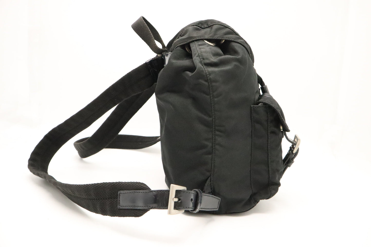 Prada Backpack in Black Vela Nylon