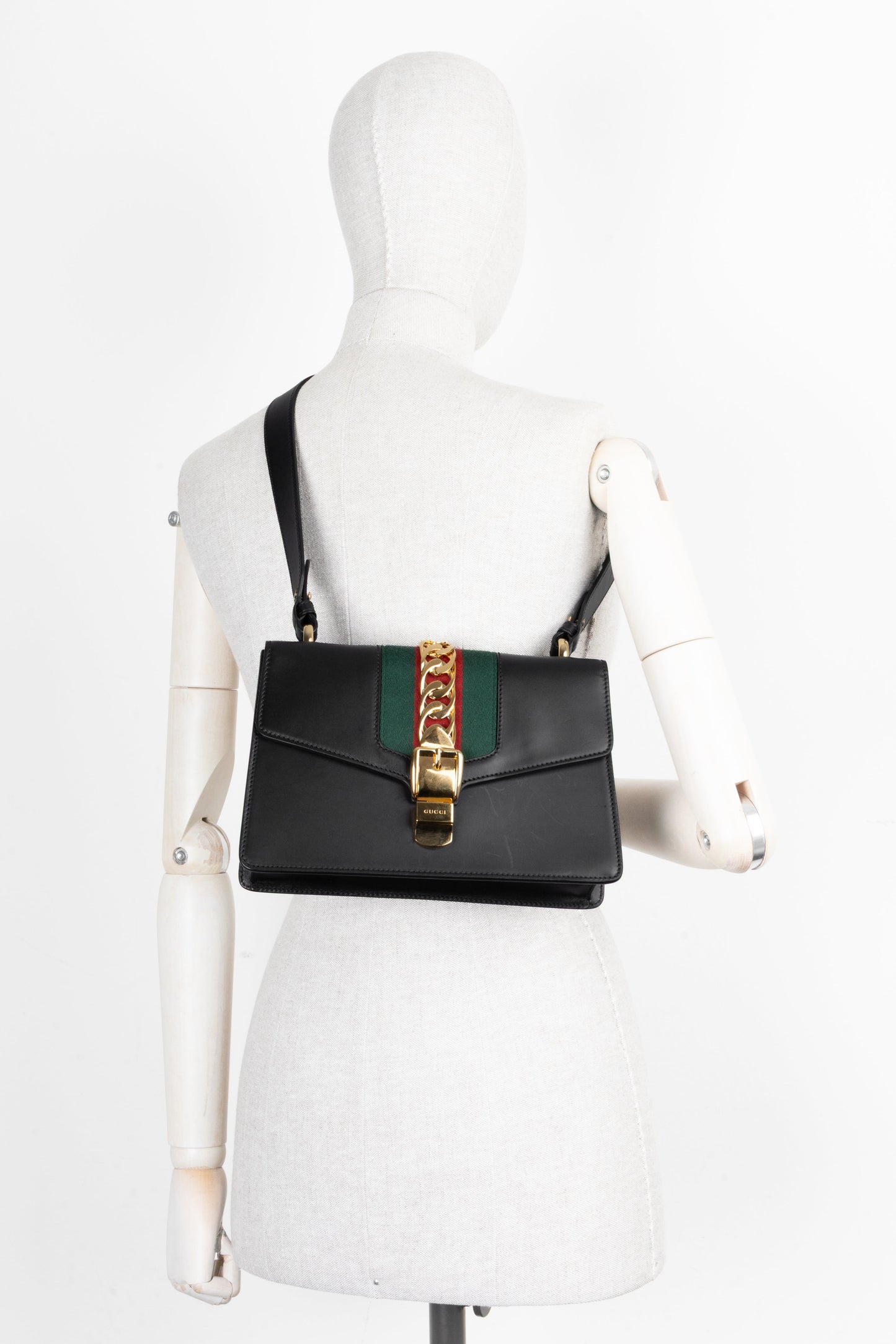GUCCI Small Sylvie Bag Black