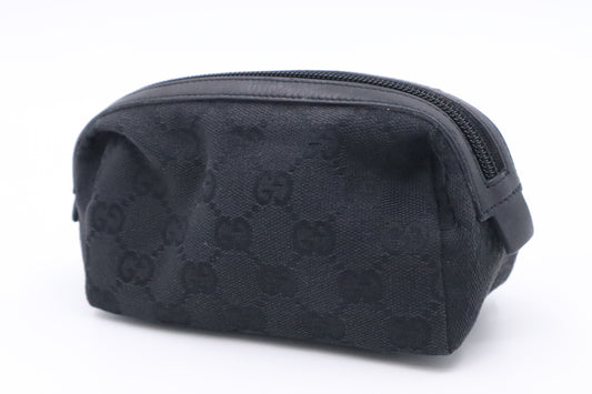 Gucci Pouch in Black Canvas