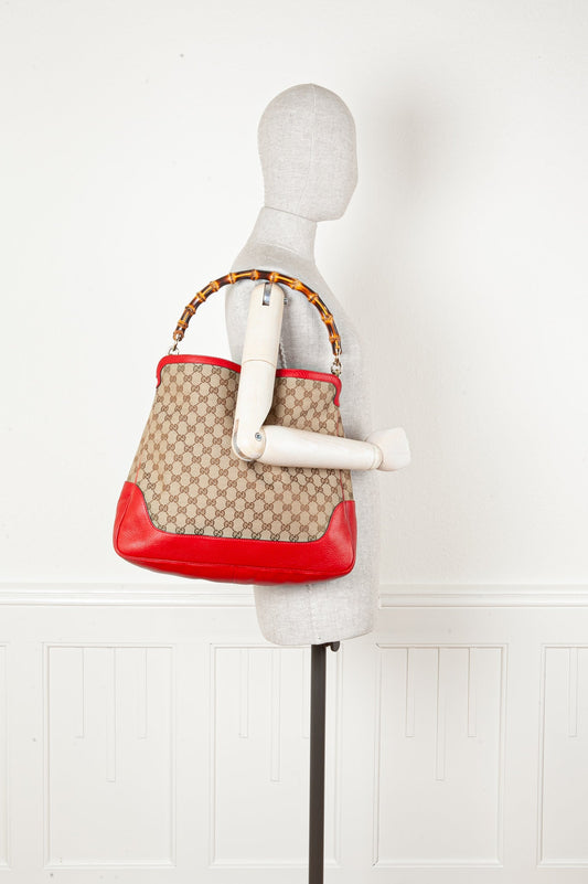 Gucci Monogram Canvas Handbag