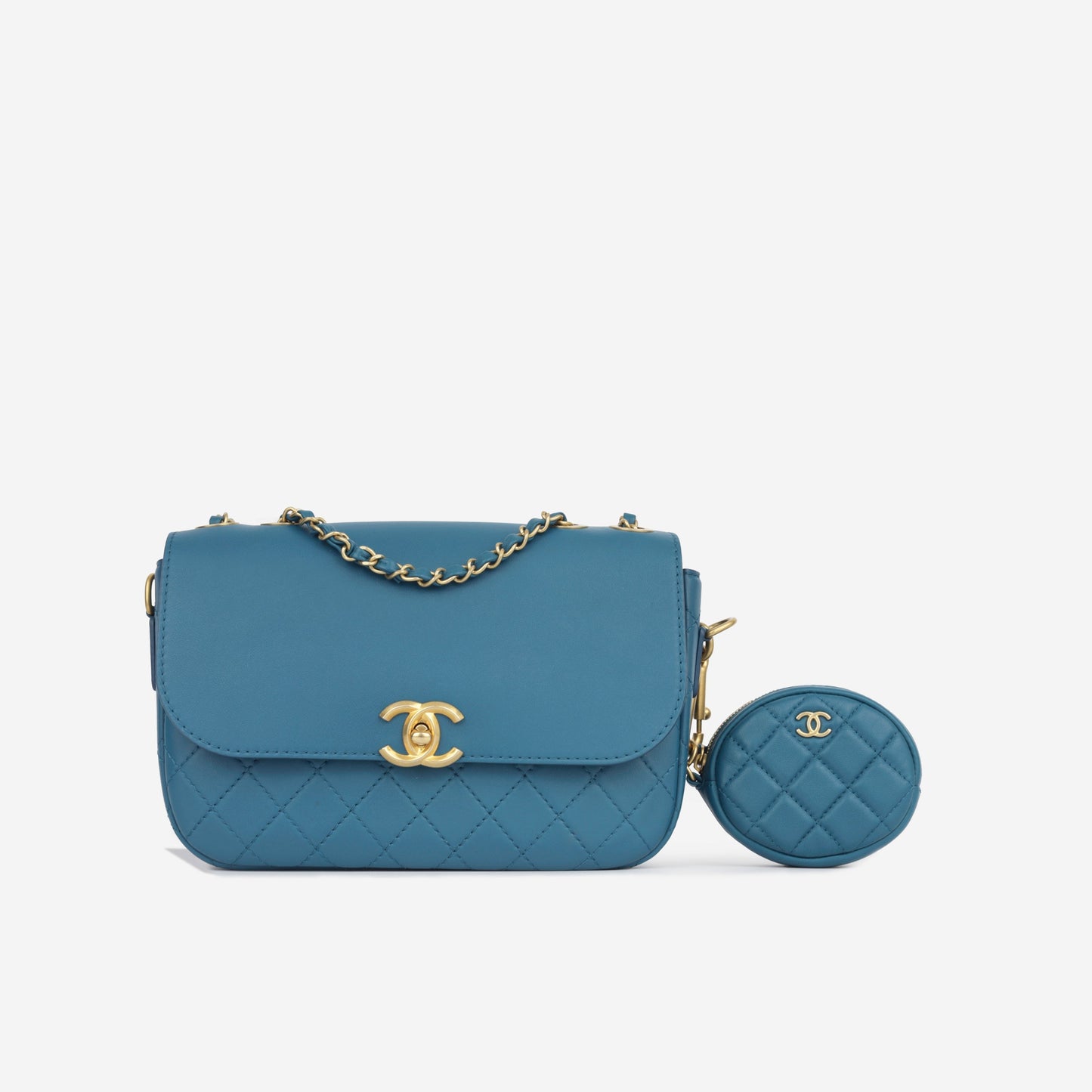 Chanel Multi Pouching Flap - Blue