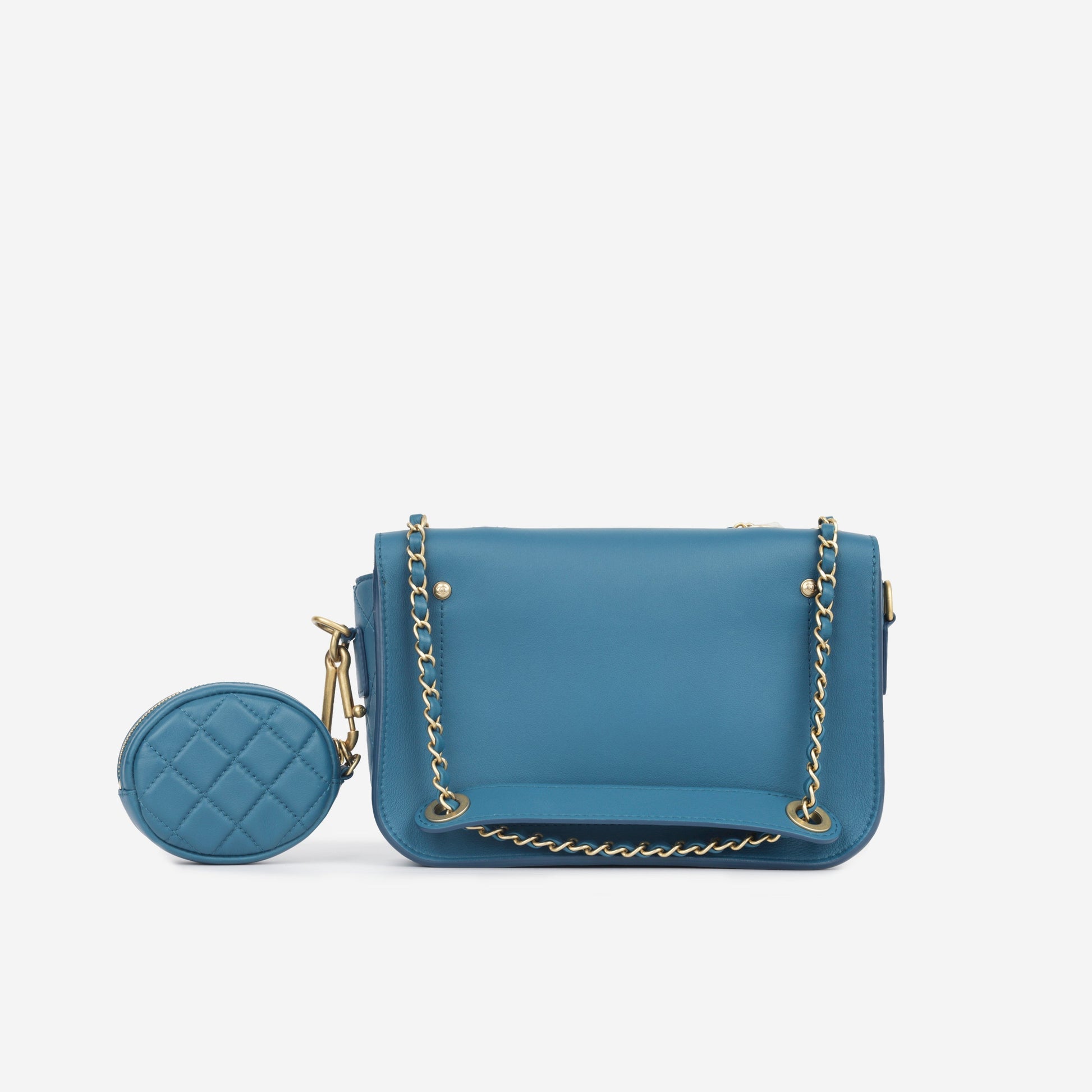 Chanel Multi Pouching Flap - Blue