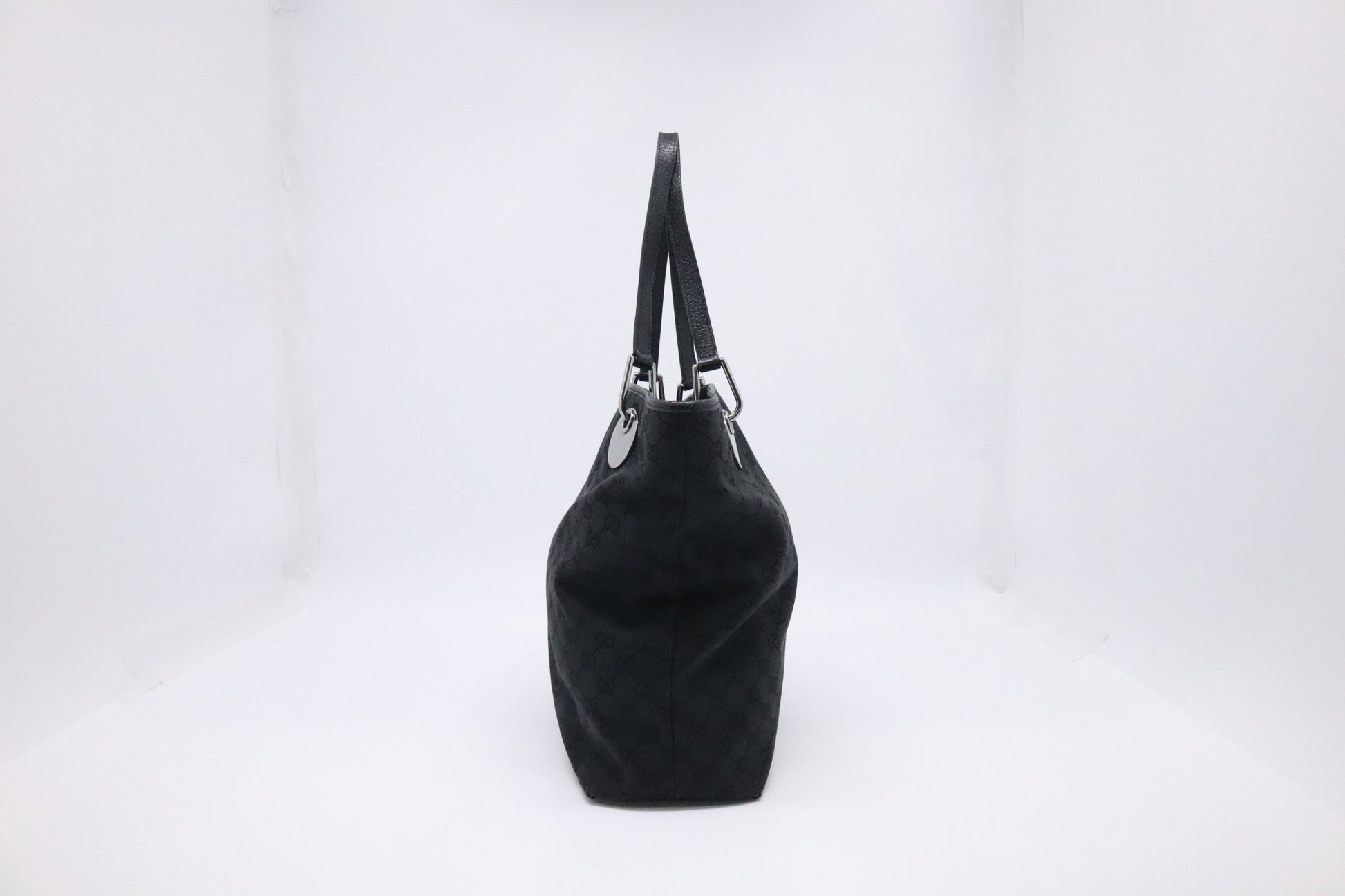 Gucci Bucket Tote in Black GG Canvas