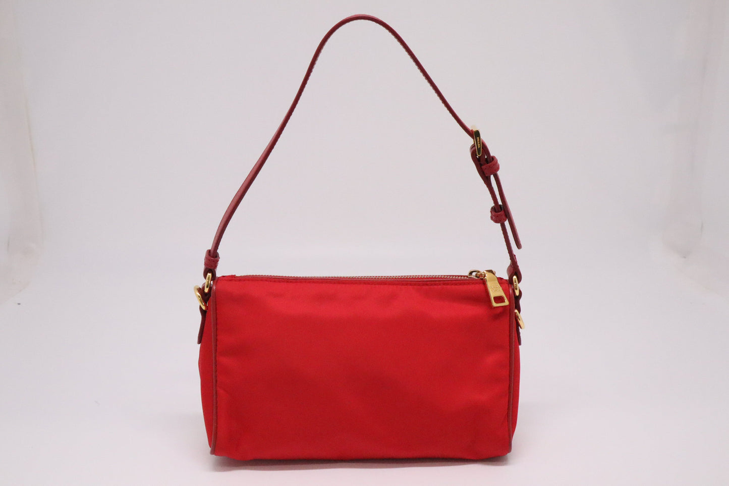 Prada Shoulder Bag in Red Nylon - Style 2