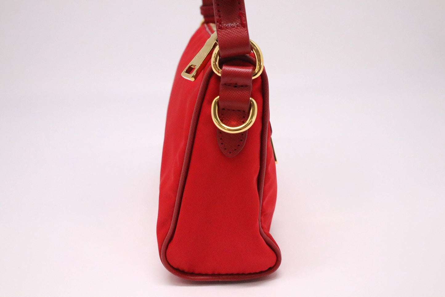 Prada Shoulder Bag in Red Nylon - Style 2