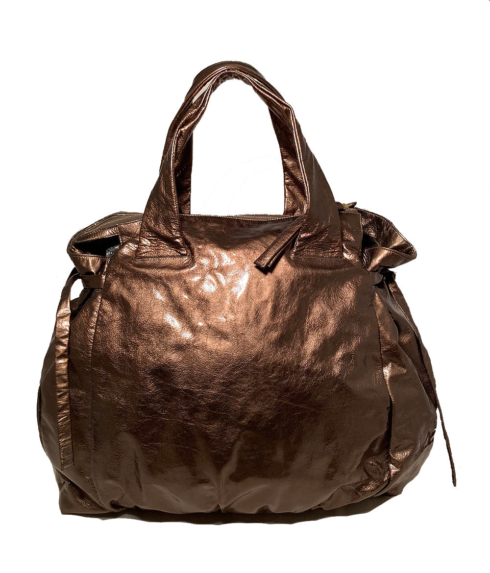 Gucci Leather Patent Leather Handbag