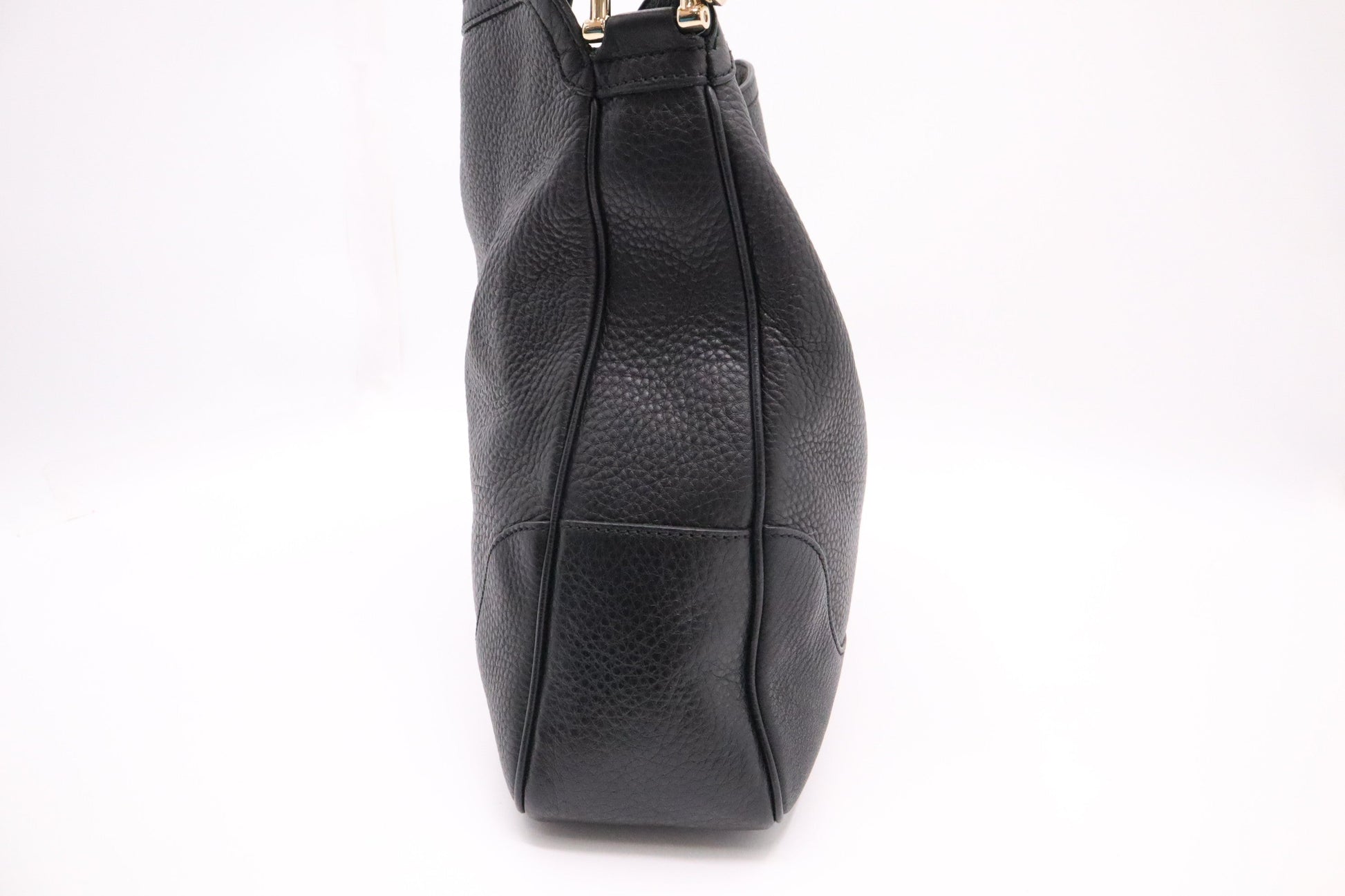 Gucci Bamboo 2-Way Tote in Black Leather