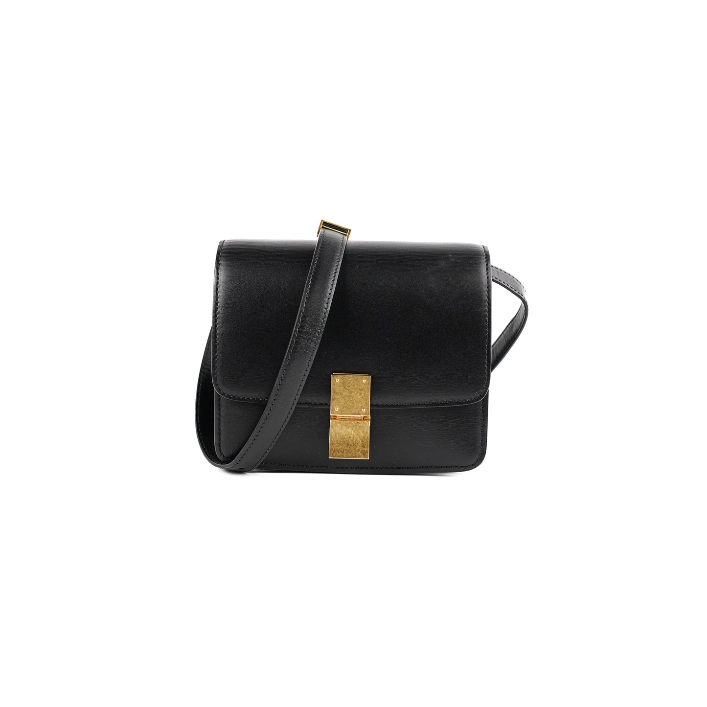 Luxury CELINE Teen Classic Box Black Crossbody