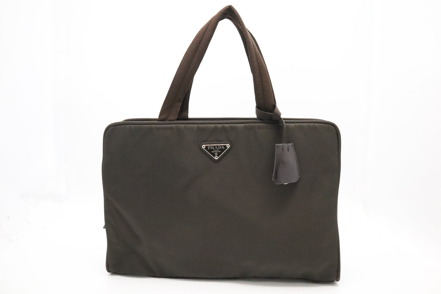 Prada Business Bag in Brown Nylon