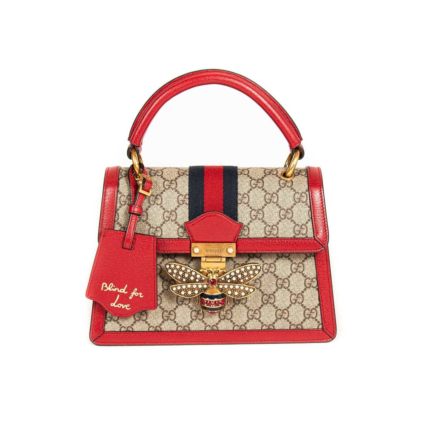 Gucci GG Supreme Leather Canvas Shoulder Bag Style 4