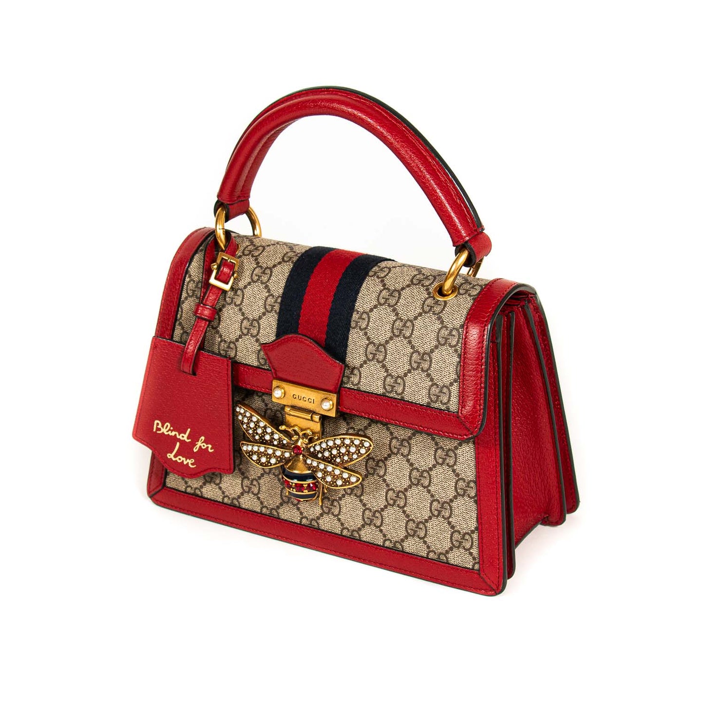 Gucci GG Supreme Leather Canvas Shoulder Bag Style 4