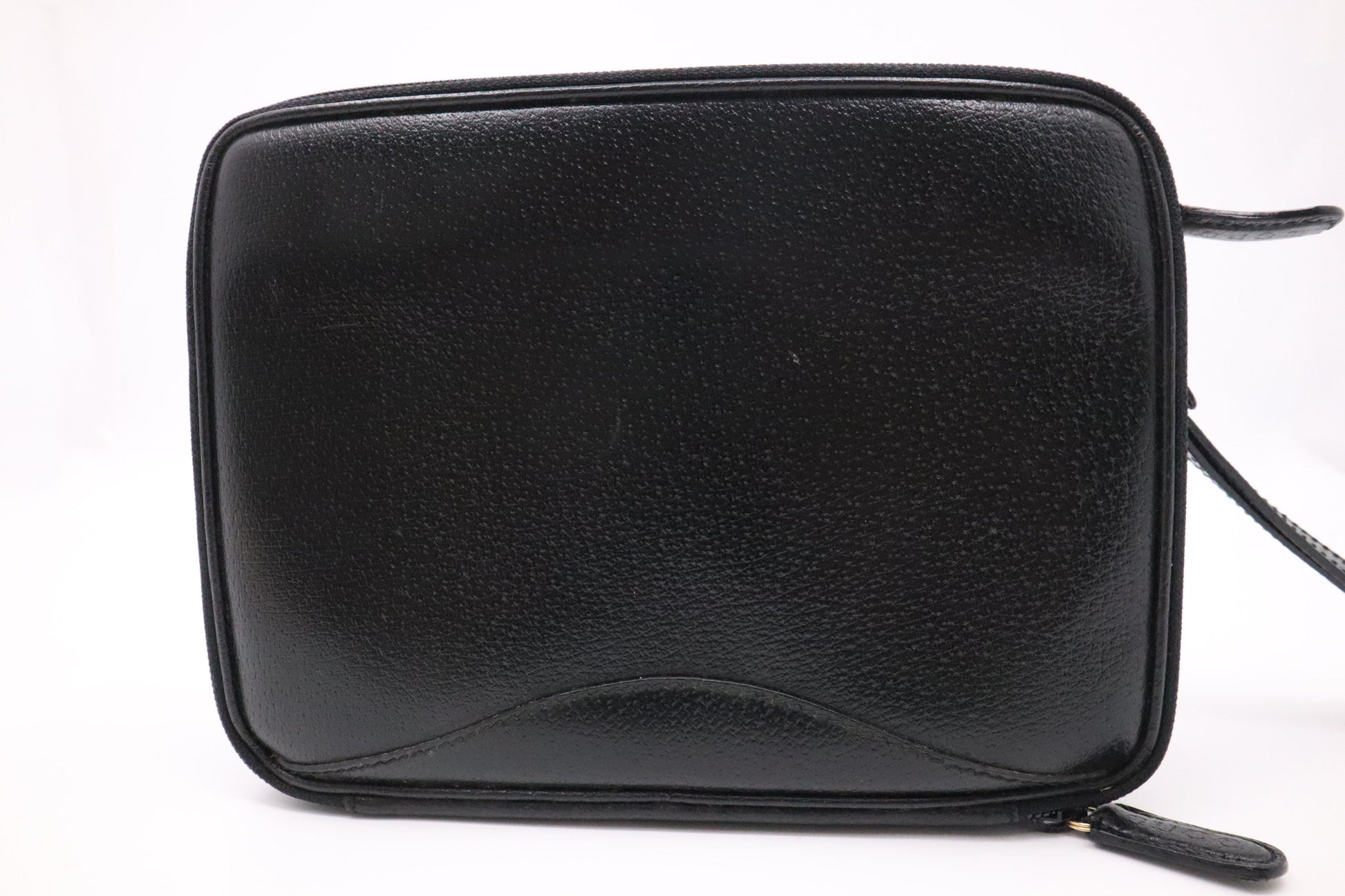 Gucci Wrist Pouch in Black Leather