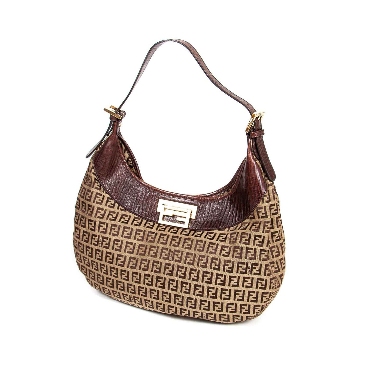 Fendi Zucca Hobo Bag