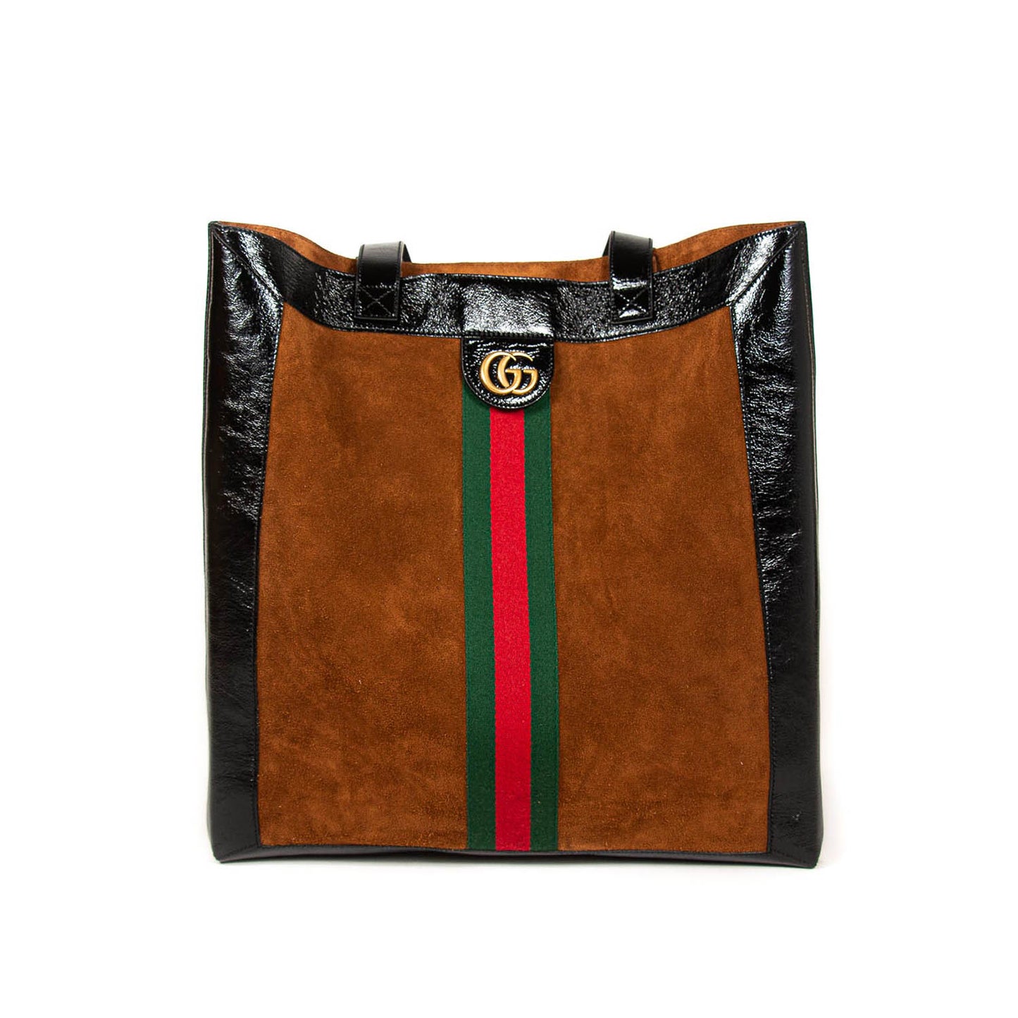 Gucci Ophidia Leather Suede Tote