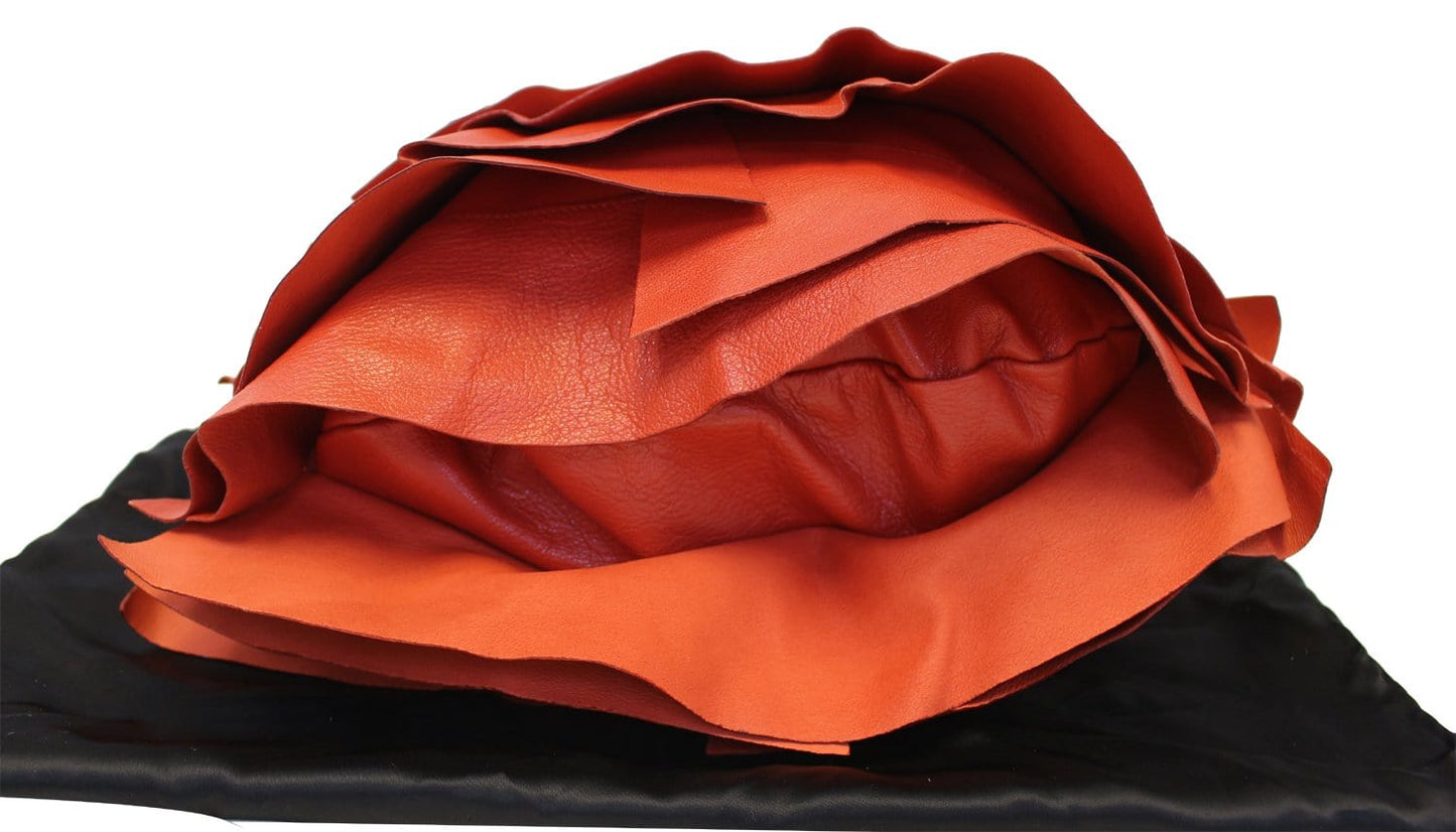 SAINT LAURENT Red Leather St. Tropez Horn Bag - Final Call