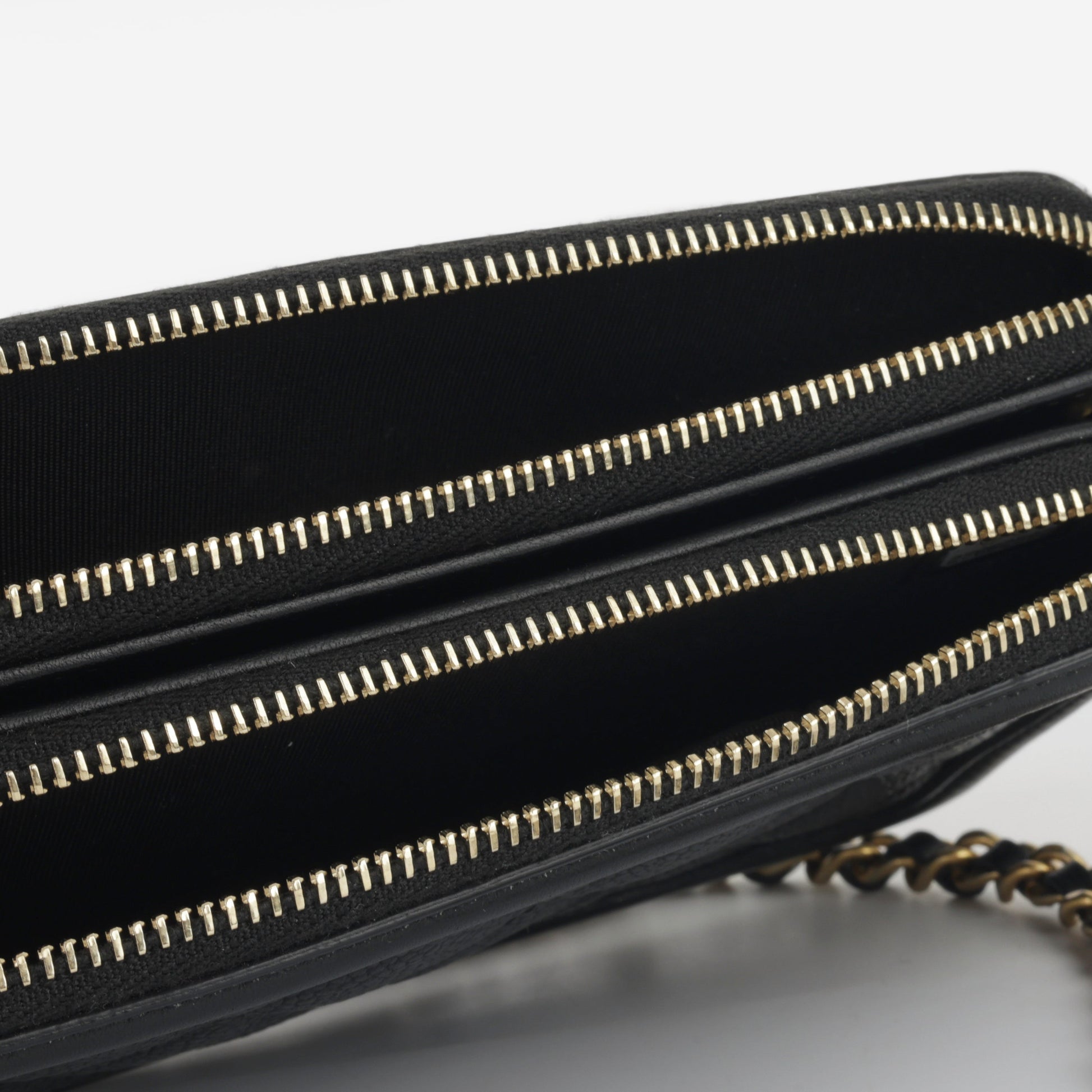 Chanel CC Filigree Clutch on Chain