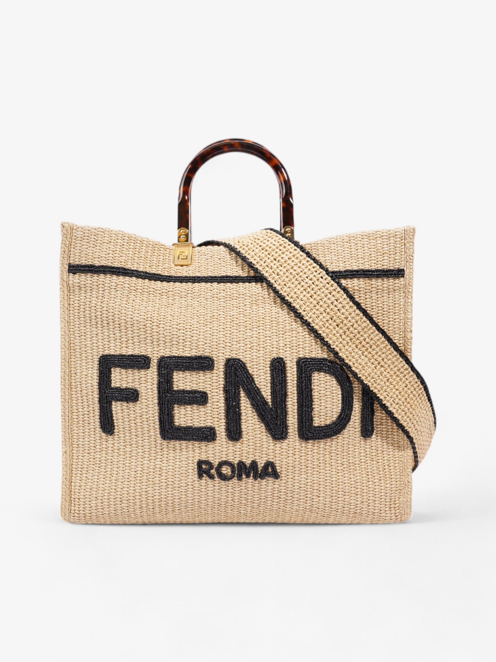 Fendi Peekaboo Black Leather Medium