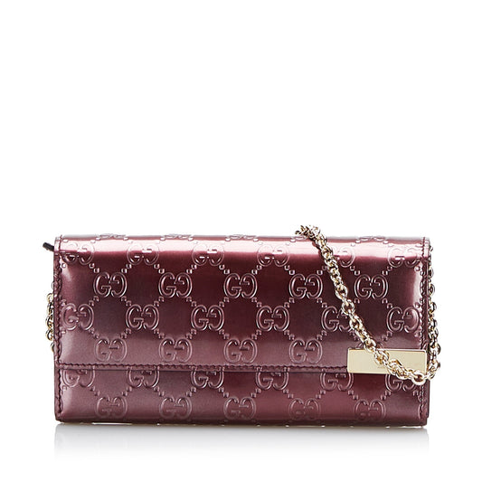 Gucci Chain Leather Crossbody