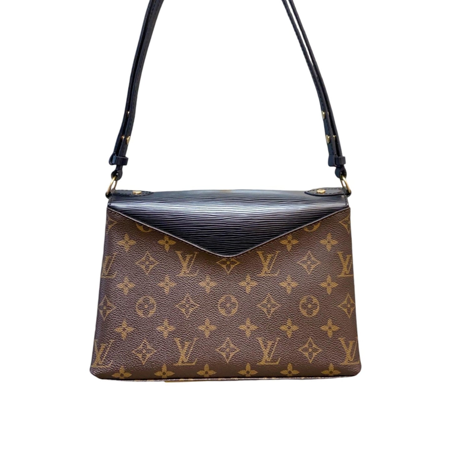 Louis Vuitton Saint Michel Epi Monogram Black GHW