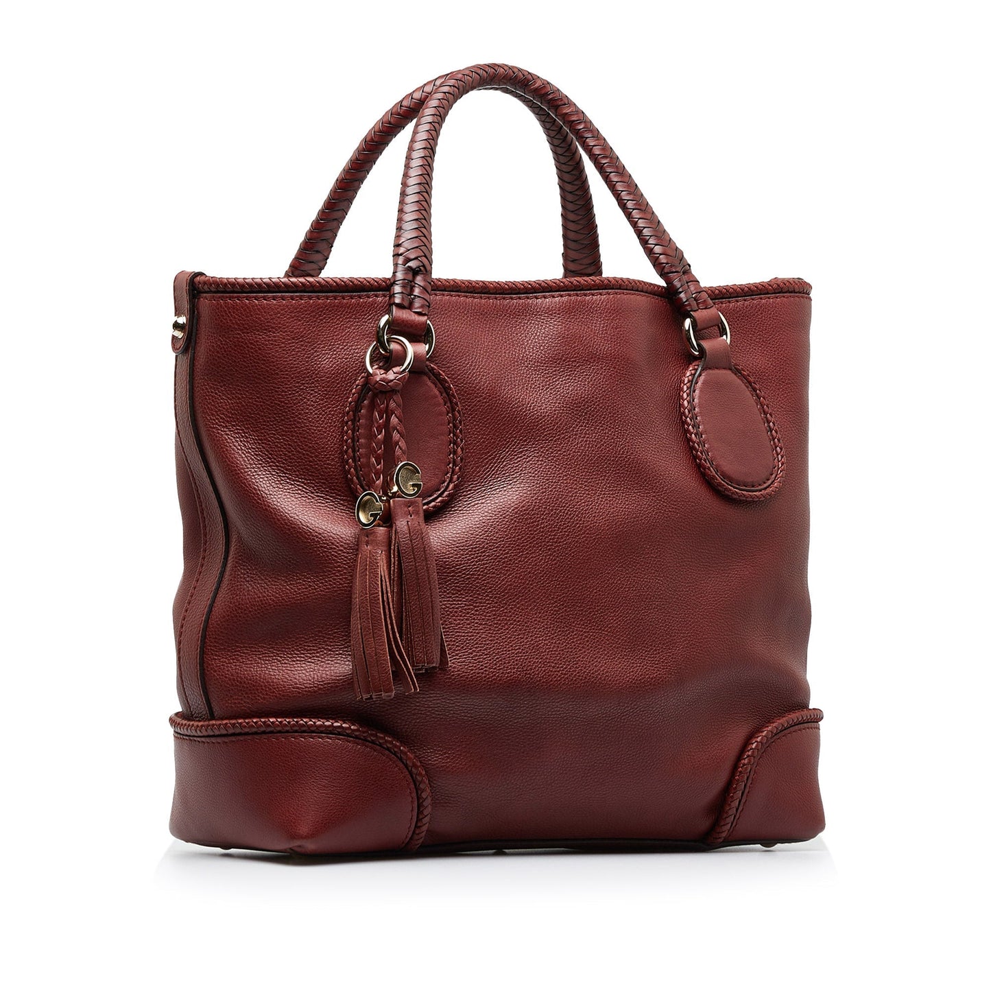 Gucci Red Leather Tote Style 5
