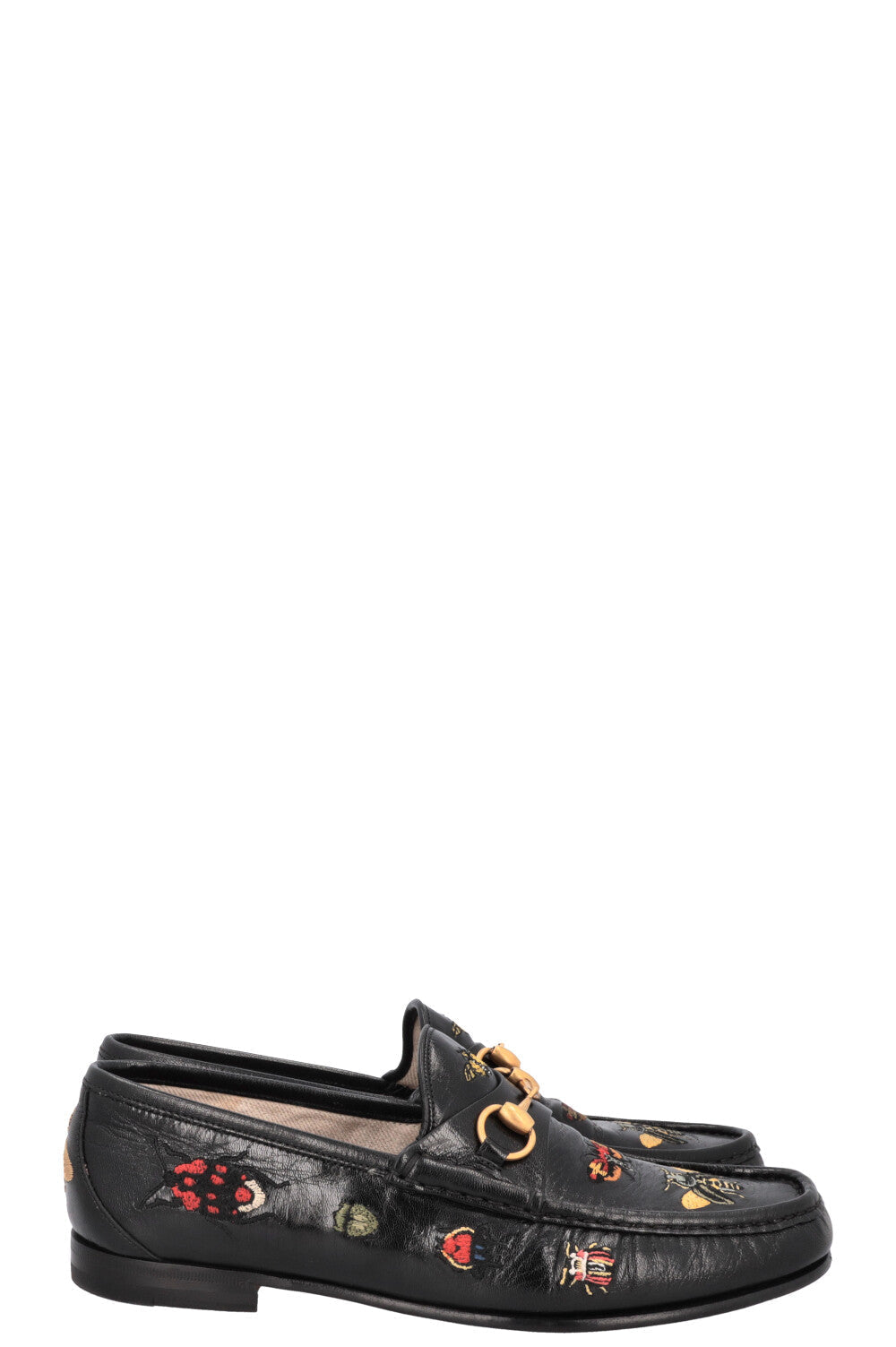 GUCCI Bugs 1835 Loafers Leather Black