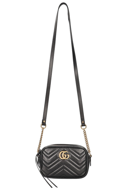 GUCCI Marmont Small Camera Bag Black